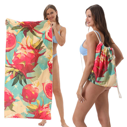 🥳2026 HOT SALE🥳LIMITED TIME 50% OFF!🏖️2-in-1 Printed Beach Towel Backpack