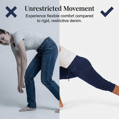 Drawstring Waist Cropped Sweatpants for Lounging