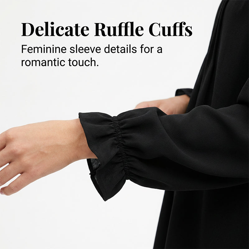Women's V-Neck Long Sleeve Dress