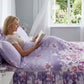 🔥Hot Sale Offers-3-Piece Floral Ruffled Bed Sheet & Pillowcases Set