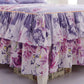 🔥Hot Sale Offers-3-Piece Floral Ruffled Bed Sheet & Pillowcases Set