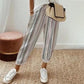 💕What Should I Wear Tomorrow?💕Effortless Style & Comfort With Our Striped Linen Cotton Trousers For Women 👖✨