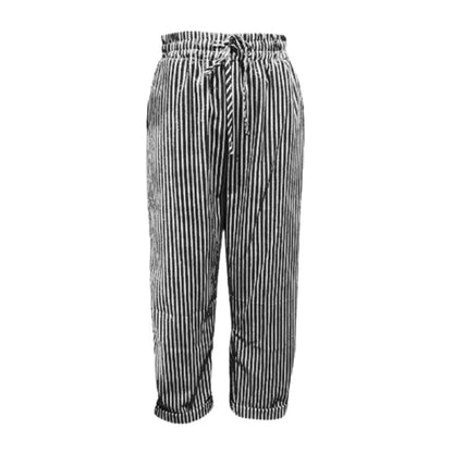 💕What Should I Wear Tomorrow?💕Effortless Style & Comfort With Our Striped Linen Cotton Trousers For Women 👖✨