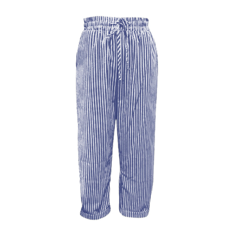 💕What Should I Wear Tomorrow?💕Effortless Style & Comfort With Our Striped Linen Cotton Trousers For Women 👖✨