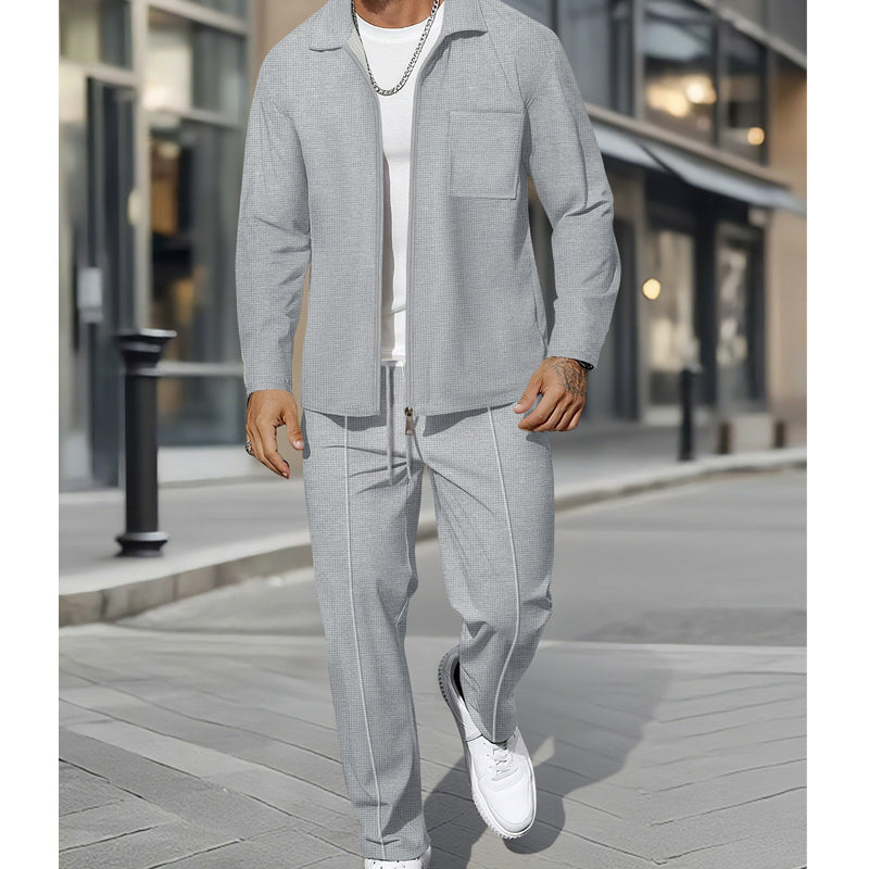 🔥Hot Sale Offers-Casual Long Sleeve Jacket & Pants Set
