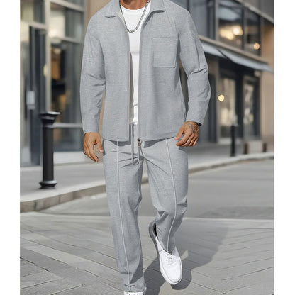 🔥Hot Sale Offers-Casual Long Sleeve Jacket & Pants Set