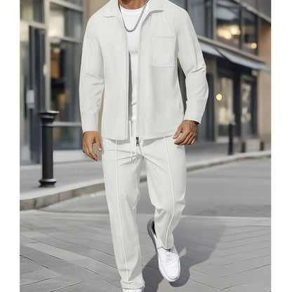 🔥Hot Sale Offers-Casual Long Sleeve Jacket & Pants Set