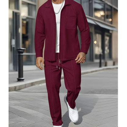 🔥Hot Sale Offers-Casual Long Sleeve Jacket & Pants Set