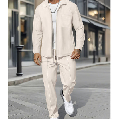 🔥Hot Sale Offers-Casual Long Sleeve Jacket & Pants Set