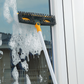 2-in-1 Extendable Floor Scrub Brush with Squeegee