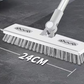 2-in-1 Extendable Floor Scrub Brush with Squeegee