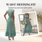 📢50% OFF !!!⏰V-Neck Ruffled Waist-Defining Maxi Dress
