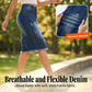 Women's High-Waist Frayed Hem Denim Skirt