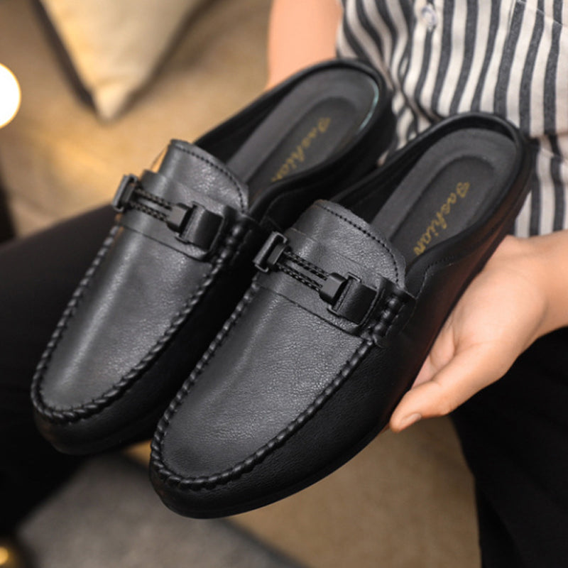 Men's Casual Backless Loafer Mules