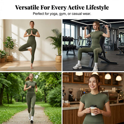 🏃‍♀️Women's 2-Piece Activewear Set – High-Stretch, Moisture-Wicking & Buttery-Soft