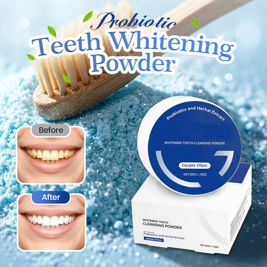 🔥🪥Probiotic Teeth Whitening Powder💧For stains caused by smoking, coffee, tea and red wine!