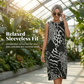 🖤 Bold & Beautiful 🐆 Women's Leopard Print Sleeveless Midi Dress