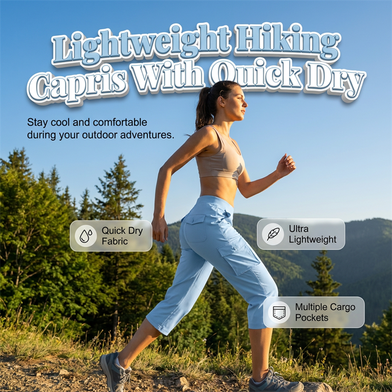 Women's Lightweight Cargo Capris