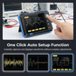 Mini Handheld Digital Oscilloscope 2.5MSa/s 200KHz Bandwidth 800VPP PWM Output Automotive Oscilloscope Multimeters Car Battery Tester