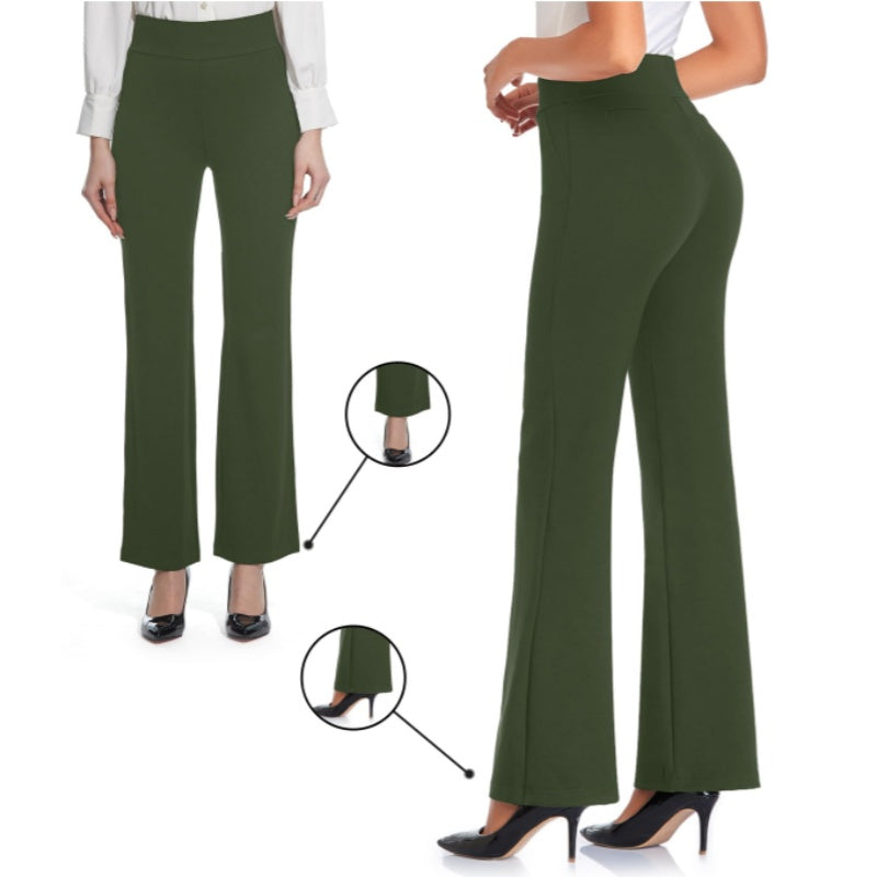 🌞 Women's High-Waist Stretch Bootcut Dress Pants ✨𝘉𝘶𝘺 2 𝘢𝘯𝘥 𝘨𝘦𝘵 𝘢𝘯 𝘦𝘹𝘵𝘳𝘢 8% 𝘥𝘪𝘴𝘤𝘰𝘶𝘯𝘵