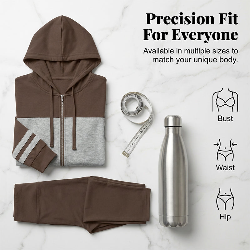 Women's 2-Piece Zip-Up Hoodie & Leggings Set