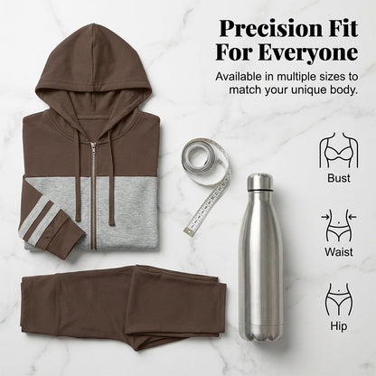 Women's 2-Piece Zip-Up Hoodie & Leggings Set