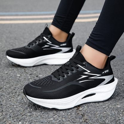 Breathable Mesh Cushioned Running Shoes