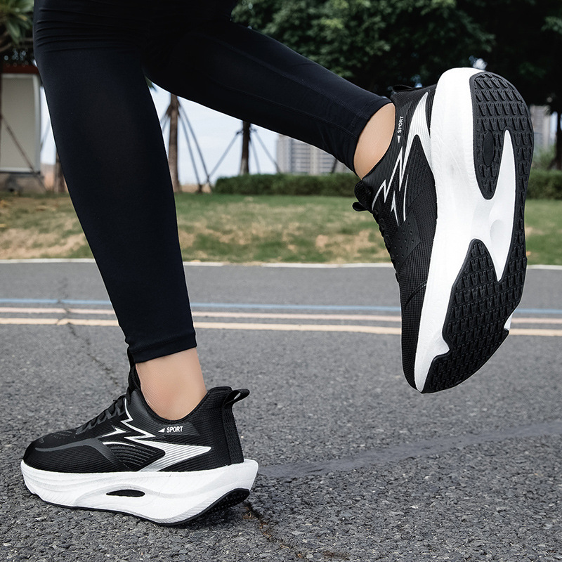 Breathable Mesh Cushioned Running Shoes