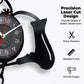Creative Hairdressing Tools Silhouette Wall Clock