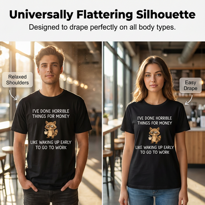 ♂️♀️Unisex Raccoon Funny Joke T-Shirt🦝😆