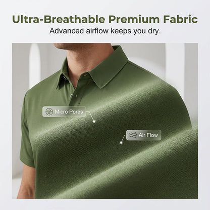 🔥Hot Sale🔥Men's Summer Breathable Collared T-Shirt