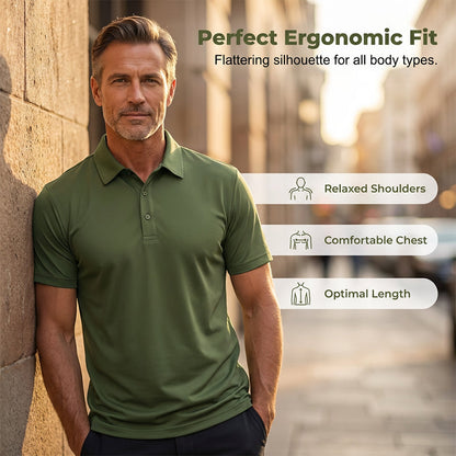 🔥Hot Sale🔥Men's Summer Breathable Collared T-Shirt
