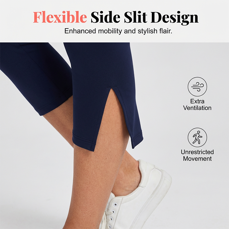 Stretchy Tummy Control Yoga Capris for Women