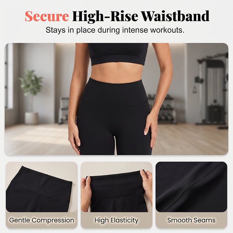 Stretchy Tummy Control Yoga Capris for Women