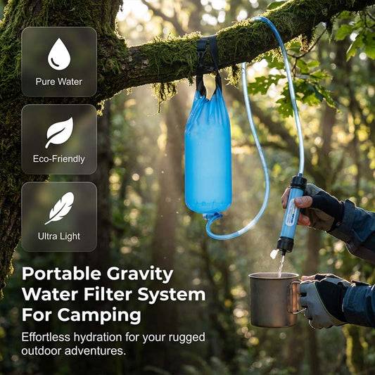 Portable Gravity Water Filter System