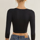 Women’s V-Neck Compression Top with Front Closure