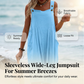 🌸 Sleeveless Wide-Leg Jumpsuit – Effortless Summer Style & Breezy Comfort ✨💃