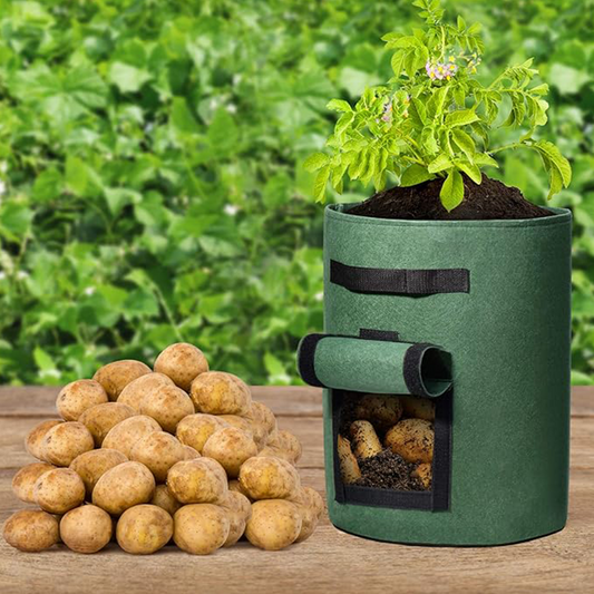 Fabric Potato Grow Bag with Harvest Window