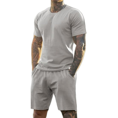 Men's Athletic T-Shirt & Shorts 2-Piece Set 💪 The Ultimate Men's Fitness Set🏋️‍♂️