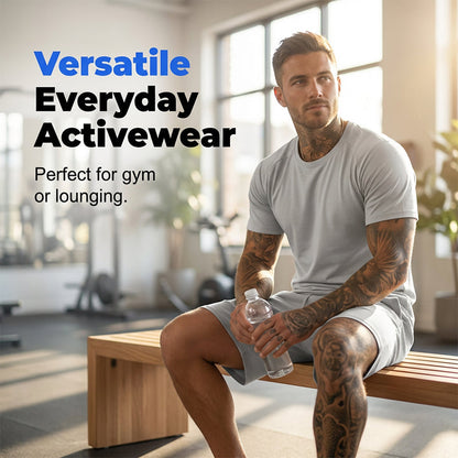 Men's Athletic T-Shirt & Shorts 2-Piece Set 💪 The Ultimate Men's Fitness Set🏋️‍♂️