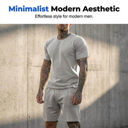 Men's Athletic T-Shirt & Shorts 2-Piece Set 💪 The Ultimate Men's Fitness Set🏋️‍♂️
