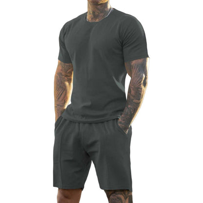 Men's Athletic T-Shirt & Shorts 2-Piece Set 💪 The Ultimate Men's Fitness Set🏋️‍♂️