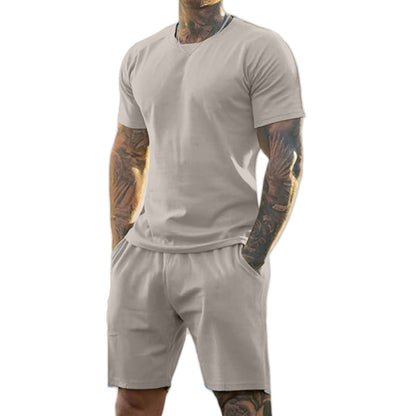 Men's Athletic T-Shirt & Shorts 2-Piece Set 💪 The Ultimate Men's Fitness Set🏋️‍♂️