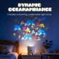 Ocean Wave Projector Light – Dynamic Rotating Aurora, Adjustable Brightness, Rechargeable
