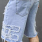 🔥Men's Ripped Denim Shorts with Frayed Details