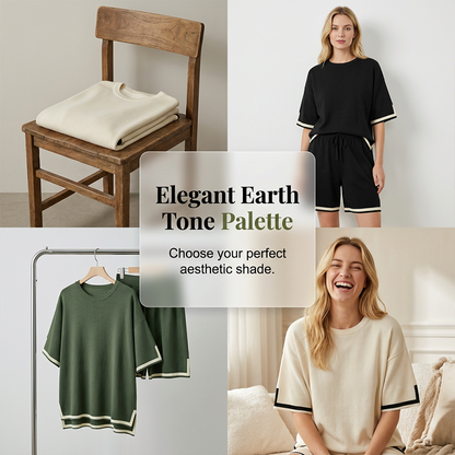 💗Women's Knitted 2-Piece Loungewear Set — Experience Elevated Comfort! ✨