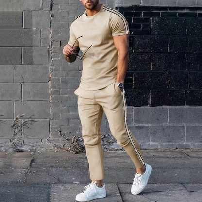 Men's Casual T-Shirt & Pants Set