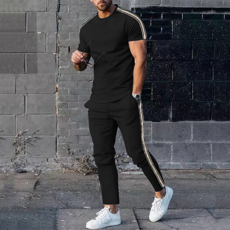 Men's Casual T-Shirt & Pants Set