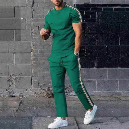 Men's Casual T-Shirt & Pants Set