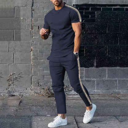 Men's Casual T-Shirt & Pants Set